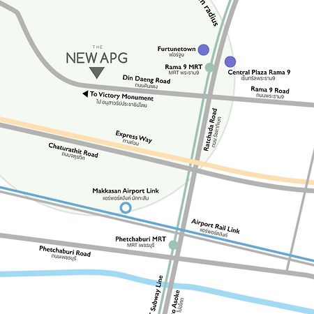 New Apg Apartment Bangkok Dış mekan fotoğraf